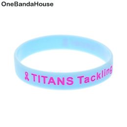 Bracelets Custom Design Debossed and Filled in Color Silicone Wristband Bracelet for Promotional Gift