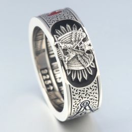 Rings Customade Scottish Rite Master Mason Masonic 32 Degree Double Eagle Dropshipping Sterling Silver Ring