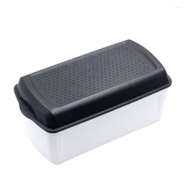 Storage Bottles Bread Holder Bin With Lid Large Vintage Boxes Plastic Loaf Container For Kitchens Organiser