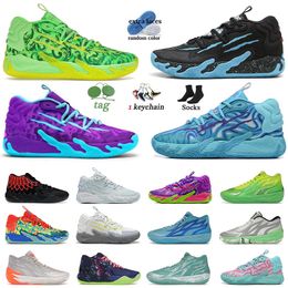 MB.02 Mb03 Rick and Morties Basketball Shoes LaMelo Ball MB01 Lamellos Chino Hills Toxic LaMel-O GutterMelo Men Women Trainner Sneakers Outdoor Jumpman 40-46
