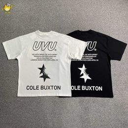 Men's T-Shirts Fashion Classic Pocket Cole Buxton T Shirt Men Woman 1 1 Best Quality Casual Letter Printing CB Short Sleeve Tee J240221