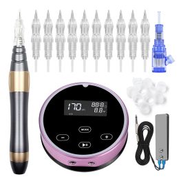 Guns New Arrival P30 Permanent Makeup Machine Microblading Pen Equipment 3D Microblading Tattoo Machine Set