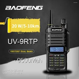 Walkie Talkie Baofeng UV9R-PLUSTP Radio Waterproof IP68 Station Transceiver 20W VHF UHF Portable 15km Talk-Range 9500mAh