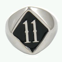 Rings Customized 2 Block Letters Initial Alphabet Name Number Ring Personalized Gift