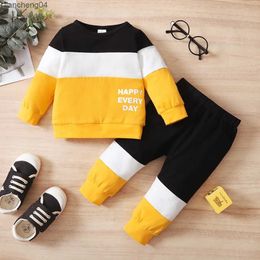 Clothing Sets Newborn 0-2 Years Baby Boy Suit 2PCS Clothes Print Long Sleeve T-shirt Top + Long Pant Set Sport Casual Autumn Outfit Clothing