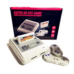 Consoles SFC52HD Super Retro Hardware Game Console Play For SFC/SNES Game Cartridge Two Controllers Free 350 Games Card Original Size