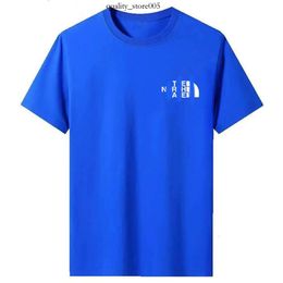 North Shirt Casual Northface Classic High-End New North Super Brand Printed Short-Sleeved Round Neck T-Shirt, Fashionable Men 445