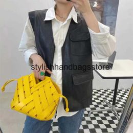 Totes Luxury Brand Women andbags Vintage Premium Triangle Woven Ladies Bags Large-capacity Feminina Casual Soulder Crossbody PurseH24221