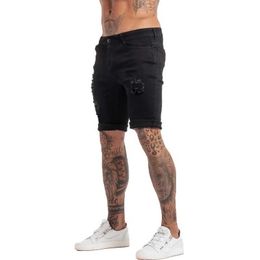 Men's Shorts Mens Shorts Summmer Fitness Shorts Elastic Waist Ripped Summer Jeans Shorts for Men Casual Streetwear DropshippEU Size dk07 J240510