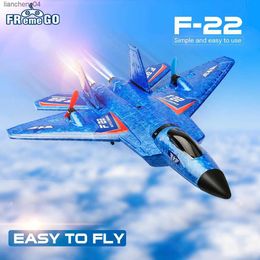 Electric/RC Aircraft FREMEGO F22 RC Plane SU-27 Remote Control Fighter 2.4G RC Aircraft EPP Foam RC Aeroplane Helicopter Children Toys Gift