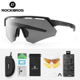 Eyewears ROCKBORS Bicycle Glasses Men Women Polarized Lens Bike Glasses Myopia Frame Goggles Sunglasses MTB Road Cycling Eyewear Glasses