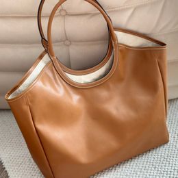 mirror quality leather tote bag designer oversized large woman handbag black brown Colour totes bags purses designer handbag large capacity tote bag clutch handbag