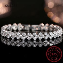 Bangles 14K White Gold Roman Lab Moissanite Diamond Bracelet Engagement Wedding bangles Bracelets for women Bridal Jewellery