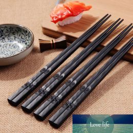 Hot 1 Pair Japanese Chopsticks Alloy NonSlip Sushi Chop Sticks Set Chinese Gift High Quality 23cm ZZ