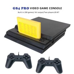 Consoles TV Game Player 8 Bit Console Built in 200 Game Retro Classic GS4 PRO Video Game Console Support Game Cartridge
