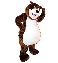 2024 High quality Brown Bear Mascot Costumes Halloween Fancy Party Dress Cartoon Character Carnival Xmas Easter Advertising Birthday Party