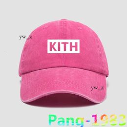 Ball Caps Classic White Box Logo KITH Baseball Men Women High Quality Sunshade Adjustable Canvas Sports Hats Kith 1930