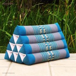 Pillow Handmade Thai Triangle 50x30x30cm Comfortable Backrest For TV Or Reading Incline Relaxing Indoor Outdoor