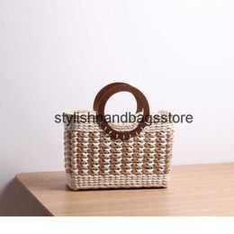 Beach Bags Beac bag straw woven corn skin and beac baosen series ig-capacity seaside oliday H24221