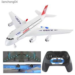 Electric/RC Aircraft Airbus A380 Boeing 747 RC Aeroplane Remote Control Toy 2.4G Fixed Wing Plane Gyro Outdoor Aircraft Model with Motor Children Gift