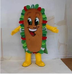 High quality Ham Sausage Mascot Costumes Halloween Fancy Party Dress Cartoon Character Carnival Xmas Easter Advertising Birthday Party