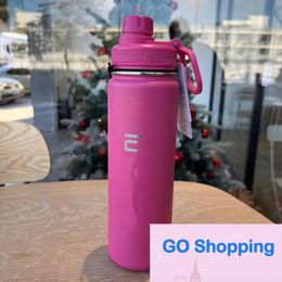 Sports Water Bottle Outdoor Large Capacity Stainless Steel Frosted Portable Insulated Water Cup Yoga Kettle 710 Wholesale