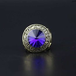 Band Rings 1963 Los Angeles Dodge World Baseball Championship Ring Purple Design 27pt