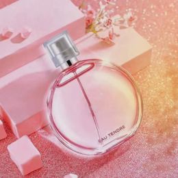 High end box gift perfume parfums Perfume Eau Tender 100ml Girl Pink Bottle Women Spray Good Smell Long Lasting Lady Fragrance Fast Ship