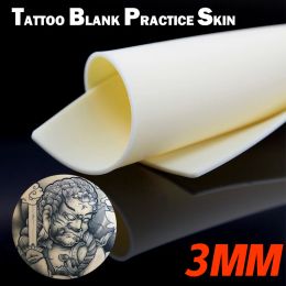 accesories 1/3/5Pcs tattoo practice skins 3mm Blank Double Sides Big Size Tattoo Practice Fake Skin for Permanent Makeup