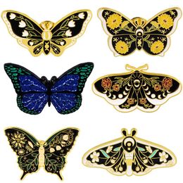 Brooches Beautiful Butterfly Collection Cute Stuff Enamel Pin Brooch For Clothes Badges On Backpack Accessories Decorative Jewelry