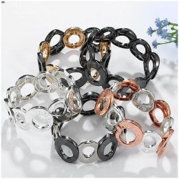 Bangles 2023 New Fashion Punk Hiphop Adjustable Bangles Upper Arm Bracelet for Women & Men Jewelry Bracelets Bangles Hot Sale Gift