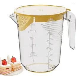 Measuring Tools Cup Cooking Baking Jug 1000ml Clear Plastic For Beaker Liquid Measure Container