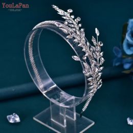 Schmuck Youlapan Branch Braut Haarband Hochzeitshaarzubehör für Party Braut Kopf Hoop Frau Kopfschmuck Kristallfrau Stirnband HP550