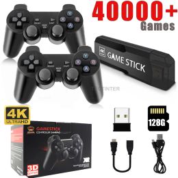 Consoles GD10 Video Game Console Retro Handheld Game Player Console Builtin 40000 Wireless Controller TV Game Stick 4KHD