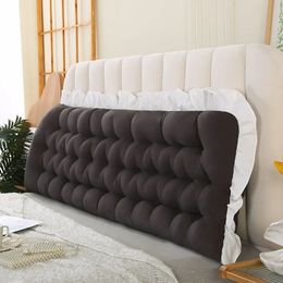 Tatami Pillow Headboard Pink Pillow Bed Sleeping Neck Body Pillow Bedside Cushion Large Backrest Support Bolster Room Decor 240220
