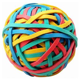 Bands 2Pcs Rubber Bands Ball for Colourful Office Supplies Small 200G/0.44LB Stretchable Stationery Holder Organising Document