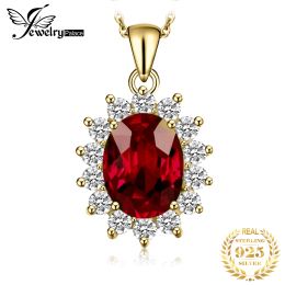 Necklaces Jewelrypalace Created Alexandrite Natural Amethyst Garnet 925 Sterling Silver Pendant Necklace No Chain Yellow Rose Gold Plated