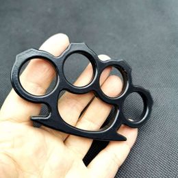 Wolf Tiger Metal Self Thickened And Widened Four Finger Fist Buckle Defence Ring Section Broken Window 782699