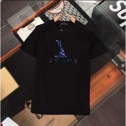 plus size t shirt Men Women Designers t Shirts Loose Oversize Tee Apparel Fashion Tops Mans Casual Chest Letter Shirt Luxury Street Shorts Sleeve Clothes Mens Tshirts