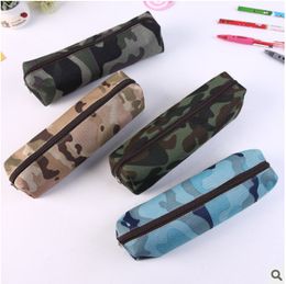 Camouflage Pencil Case Camo Pen Pouch Holder 3 Compartments Pencil Bag Stationery Box Storage Organiser 1221632