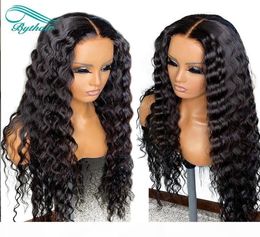 Bythair Curly Full Lace Human Hair Wigs With Baby Hairs Pre Plucked Natural Hairline Natural Wave Lace Front Wig Bleached Knots5065389