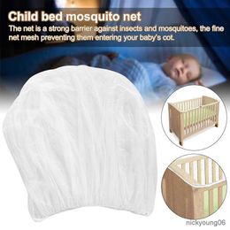 Crib Netting Bedding Flies Travel Portable Elastic Band Mesh Insect Accessories Foldable Crib Mosquito Net Baby Cot Cover Polyester Summer