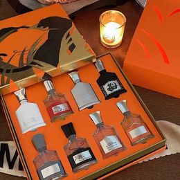 CREEDMan Perfume Set 15ml 8-piece Suit Male Spray Exquisite Gift Box with Nozzle Highedt Edition for Any Skin Best quality JT2N