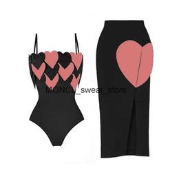 Women's Swimwear Ashgaily 2023 New Sexy One Piece Swimsuit with Skirt Women Bathing Suits Beach Wear Summer MonokiniH24221