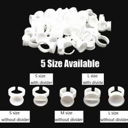 accesories 500 Pcs Disposable Permanent Makeup Ring No Divider Tattoo Ink Pigment Holder Cup Size S/M/L