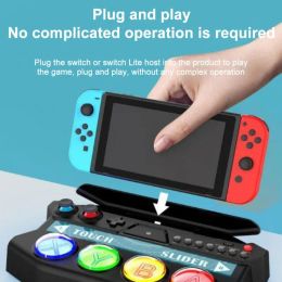 Switch oyunu için joysticks joystick fiş ve oyun oyun denetleyicisi Hatsune Miku LED LIGHT USB Stick Nintendo Switch Lite/Switch Ana Bilgisayar