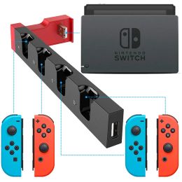 Mice for Nintendo Switch JoyCon Charging Dock Hub USB Controller Charger Dock Stand Station Holder Switch NS JoyCon Game Charging Hub