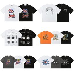 Men's T Shirts 2024 High Street Clothing HOUSE OF ERRORS Mens T-Shirts Graphics Loose For Men Women Unisex Cotton Tees