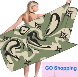 Wholesale New Style Designer Bath Towels Comfortable Washcloth Portable Washcloths Full Letter Printed Beach Towel ZZ