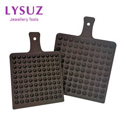 Equipments Round Jewellery Bead Counting Board Plastic Bead Counter For Gemstone Pearl Jewellery Making